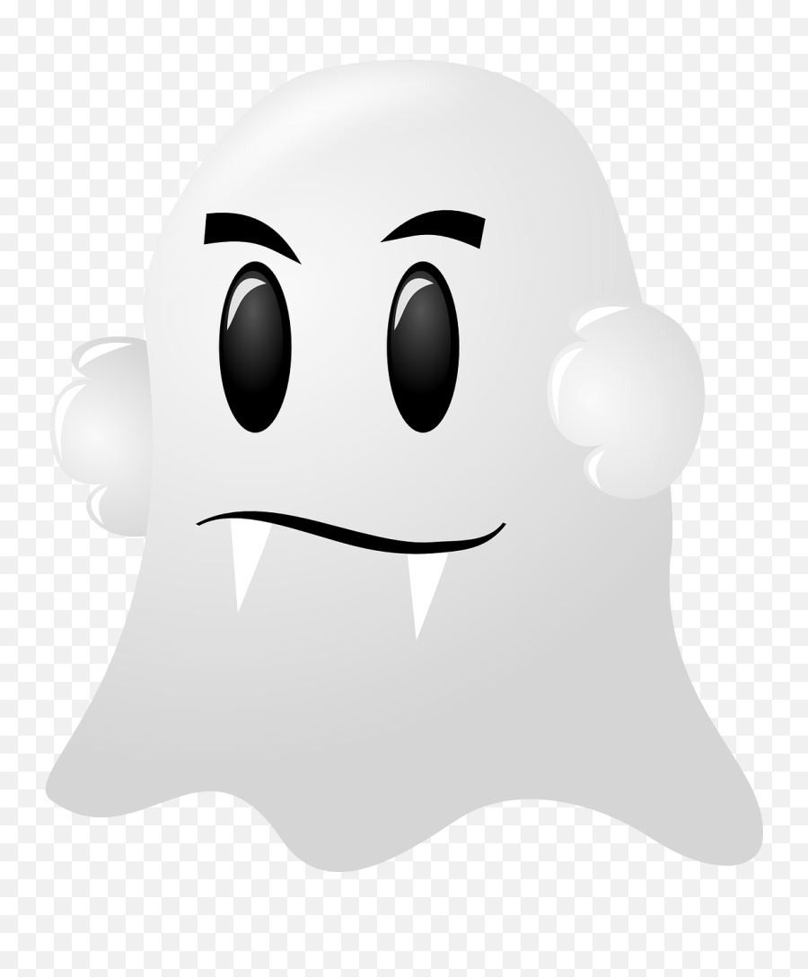 Ghost White Spooky Scary Png Picpng - Moving Pictures Of Ghost Cute Emoji,Scary Facebook Halloween Emoticons