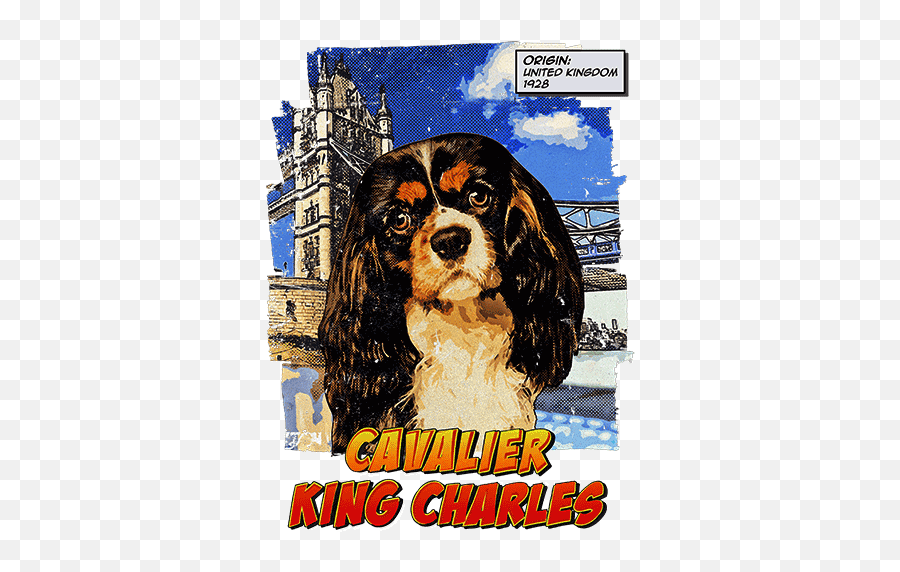 Cavalier King Charles T Shirt American Emoji,Cavalier King Charles Spaniel Sticker Emoji