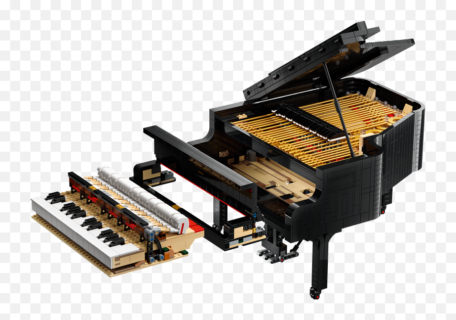 Lego Ideas 21323 Grand Piano Makes - Lego Grand Piano Inside Emoji,Piano Keys Emotion On Facebook