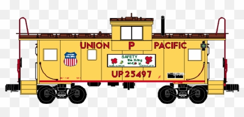 The Western Depot - Train Union Pacific Caboose Emoji,Lcomotive Emoticon