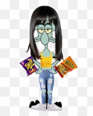Squidward Sticker - Squidward Patrick Hot Cheeto Girl Emoji,Ghetto Memes Emojis Squidward