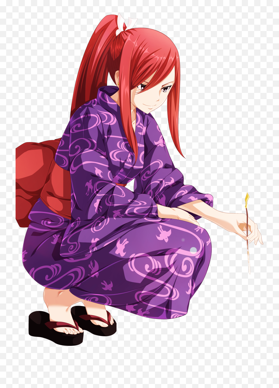 Download Hd Fairy Tail Erza Scarlet Emoji,Fairy Tail Erza Chibi Emoticon