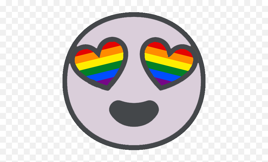 Face Emoji Pride Flag Magnets - Awesome Face,Lgbt Emoji