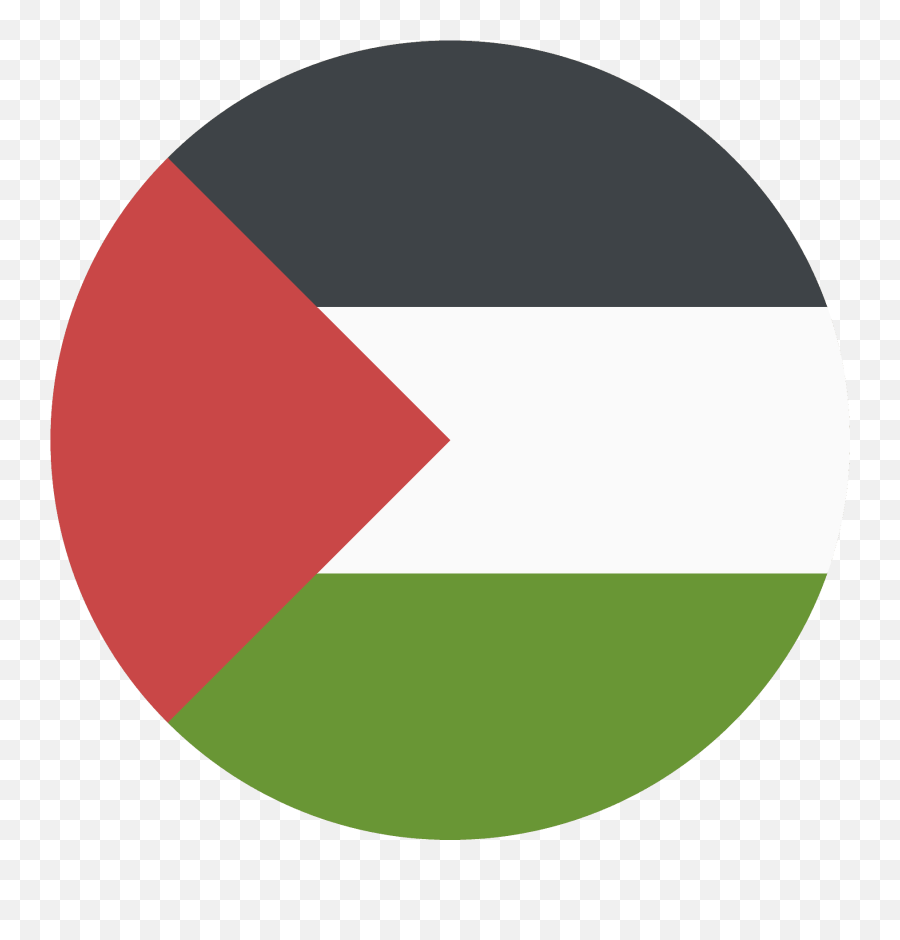 Flag Palestinian Territories Emoji High Definition Big - Palestine Flag Circle Icon,Chinese Flag Emoji