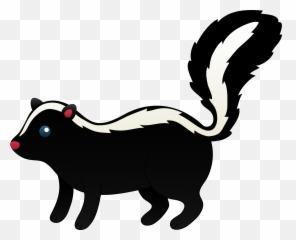 Free Skunk Clipart Black And White Emoji,Skunk Emoji