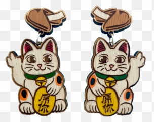 Earrings - Soft Emoji,Japanese Emoticons Kitty
