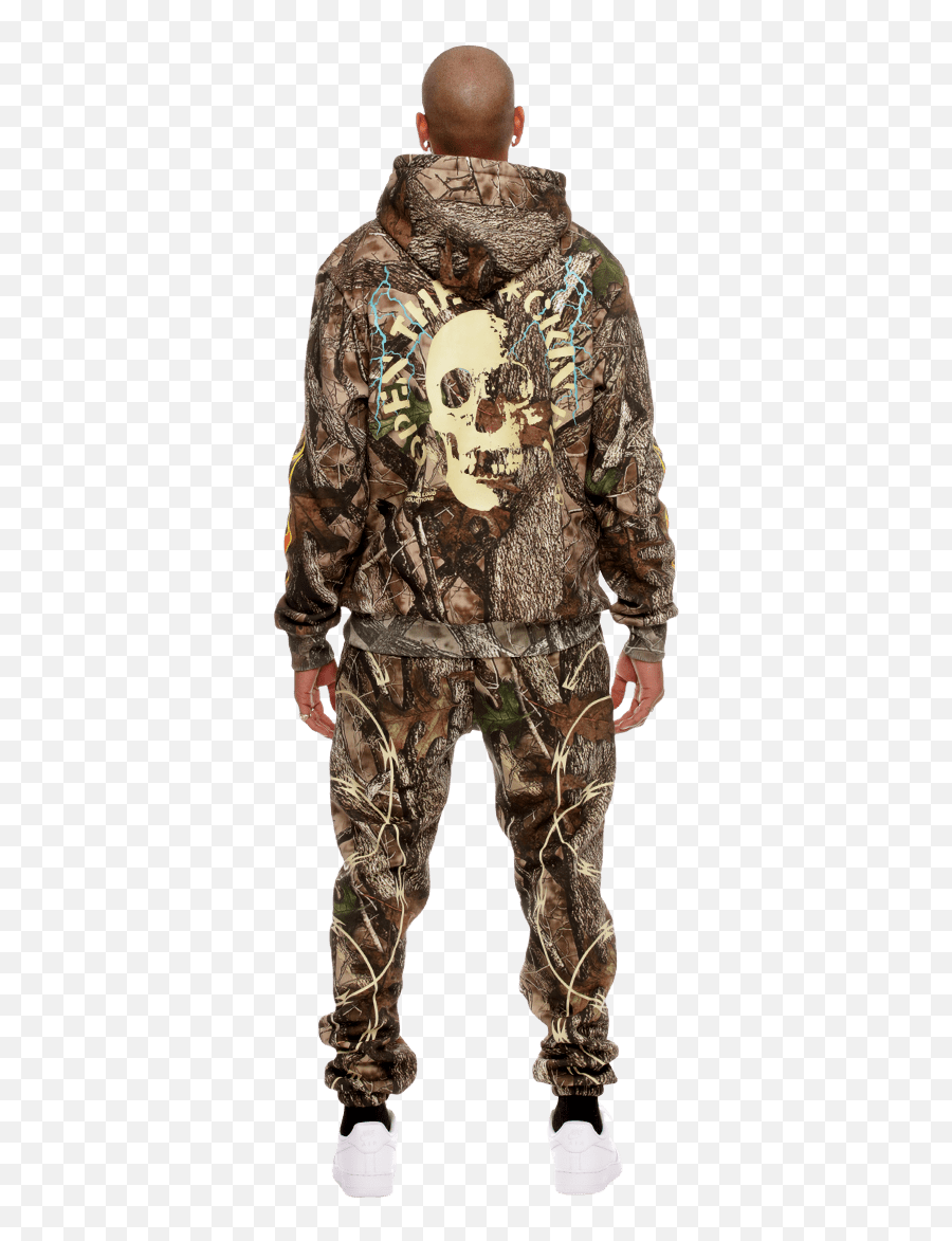 Open The Pit Og Hunter Camo Sweatpants - Hooded Emoji,Camo Print Your Emotion