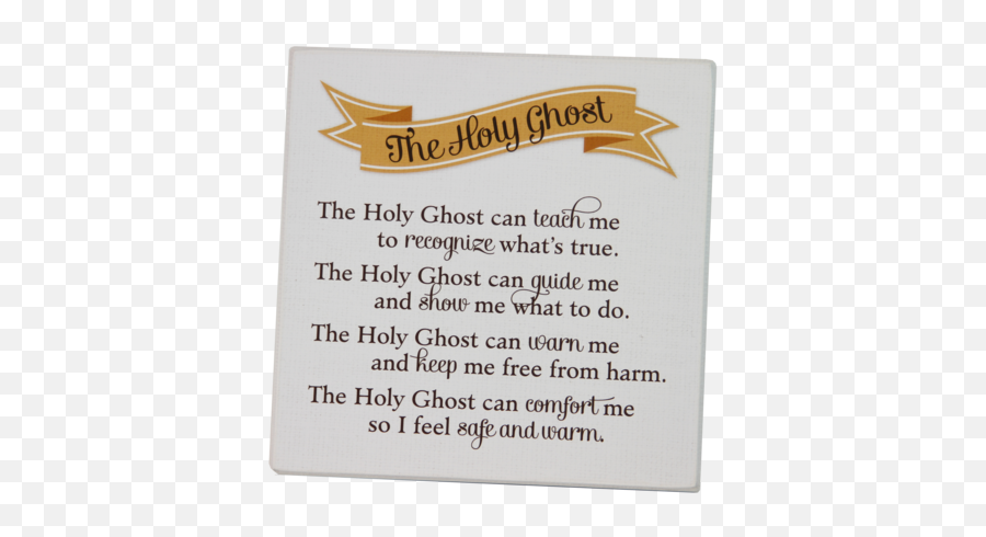 The Holy Ghost 5x5 Plaque Holy Ghost Lds Quotes Emoji,Passion Of The Christ Emotions