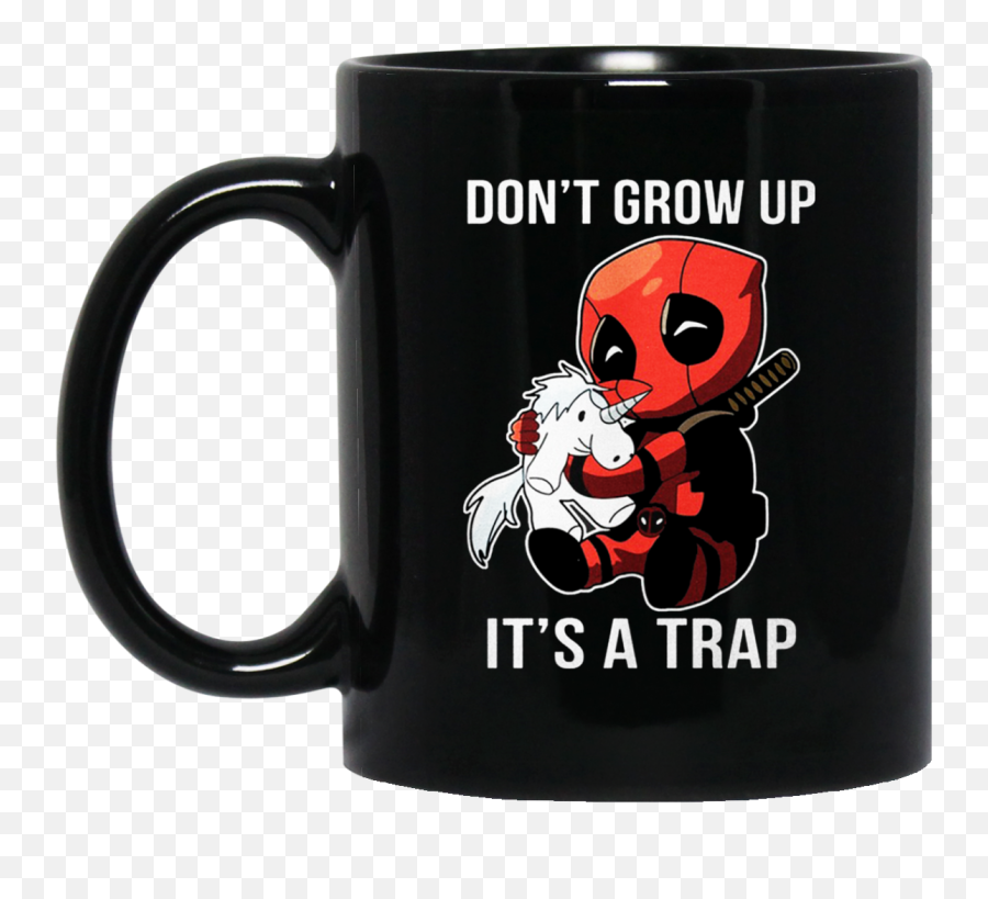 Deadpool Donu0027t Grow Up Itu0027s A Trap Mug Deadpool Logo Emoji,Deadpool Emoji
