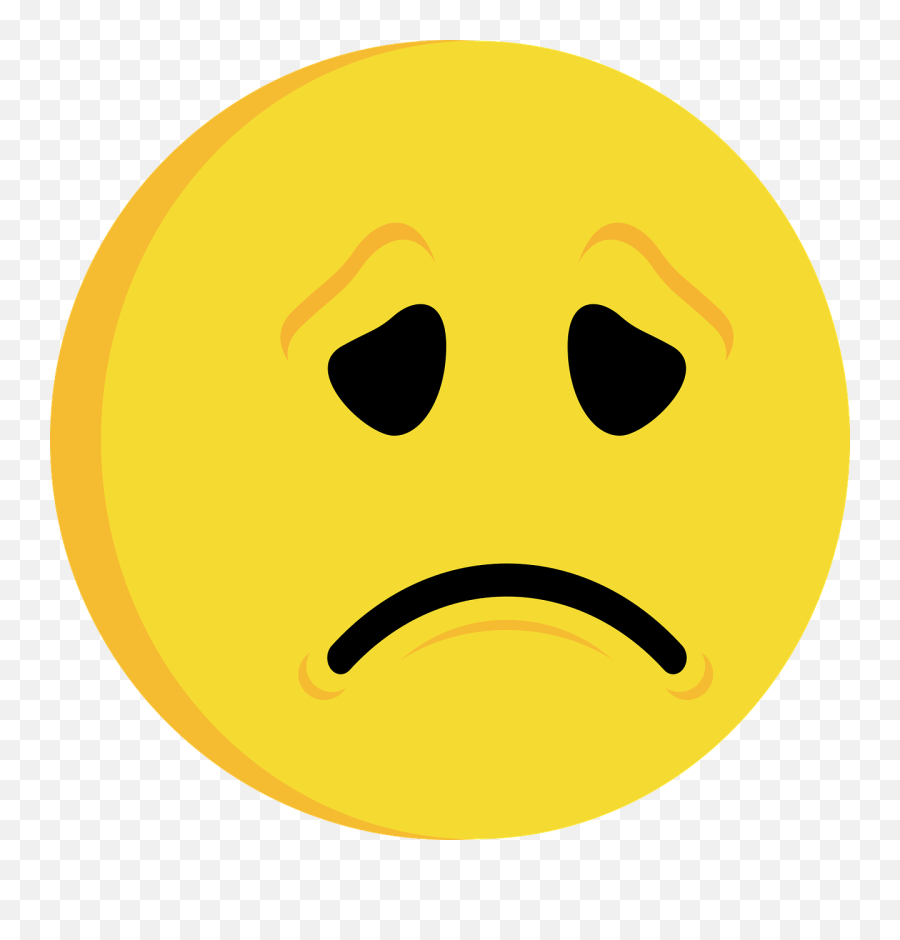 Sad Face Unhappy - Sad Emotion Emoji,Face Emotions
