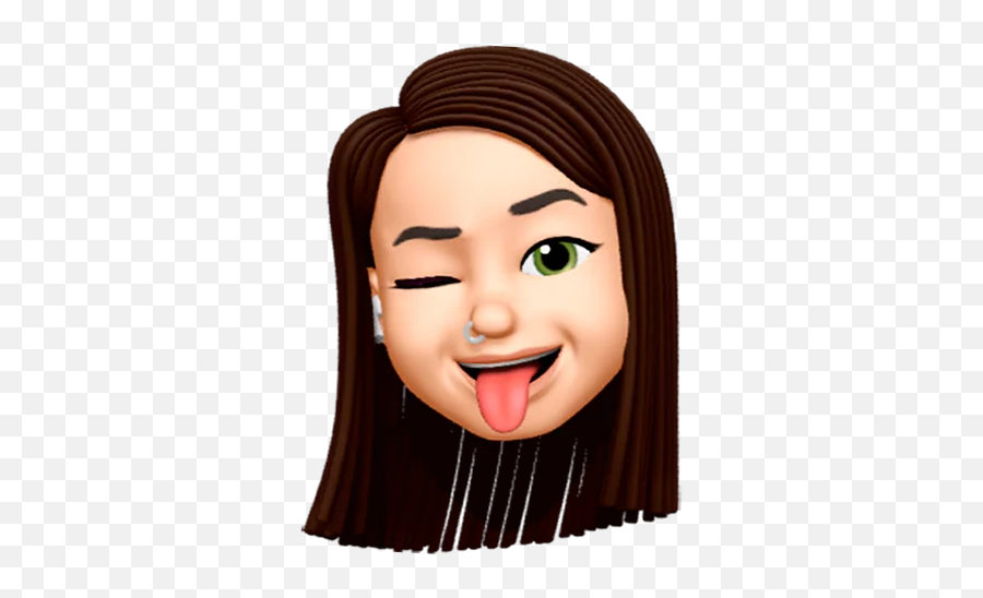 Memoji 23 - Stickers For Whatsapp,Brunette Emoji Iphone