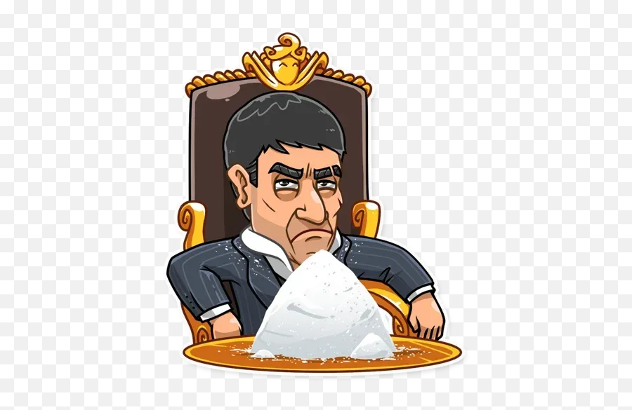 Tony Montana Sticker Pack - Stickers Cloud Emoji,Estados Para Whatsapp Con Emojis