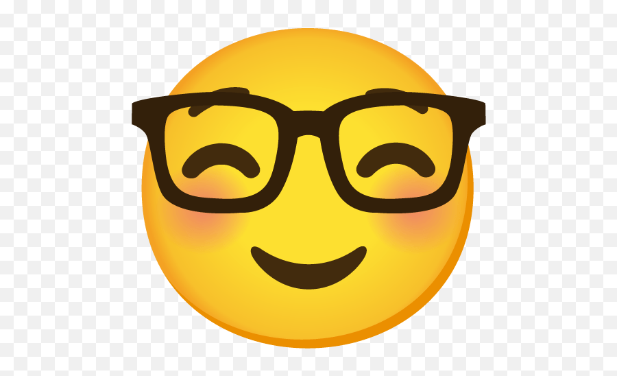 Twitter Emoji,Emoticon Con Gafas