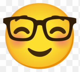 Twitter Emoji,Emoticon Con Gafas