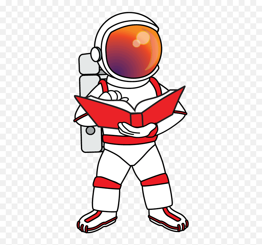 National Reading Month - Mascot Junction Emoji,Cowbowy Emoji Astronaut Emoji