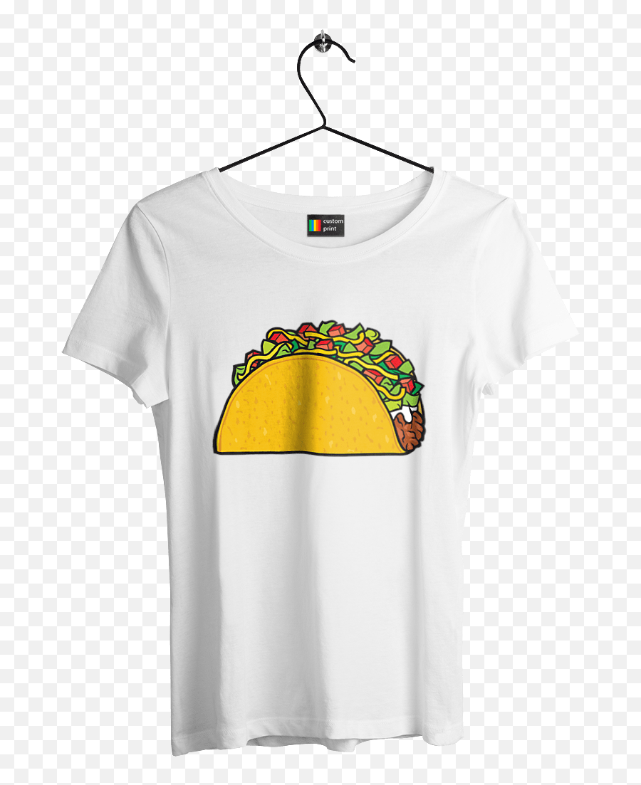 Womenu0027s T - Shirt With Print Burrito Customprintmarket Emoji,Womens Shirt Emoji