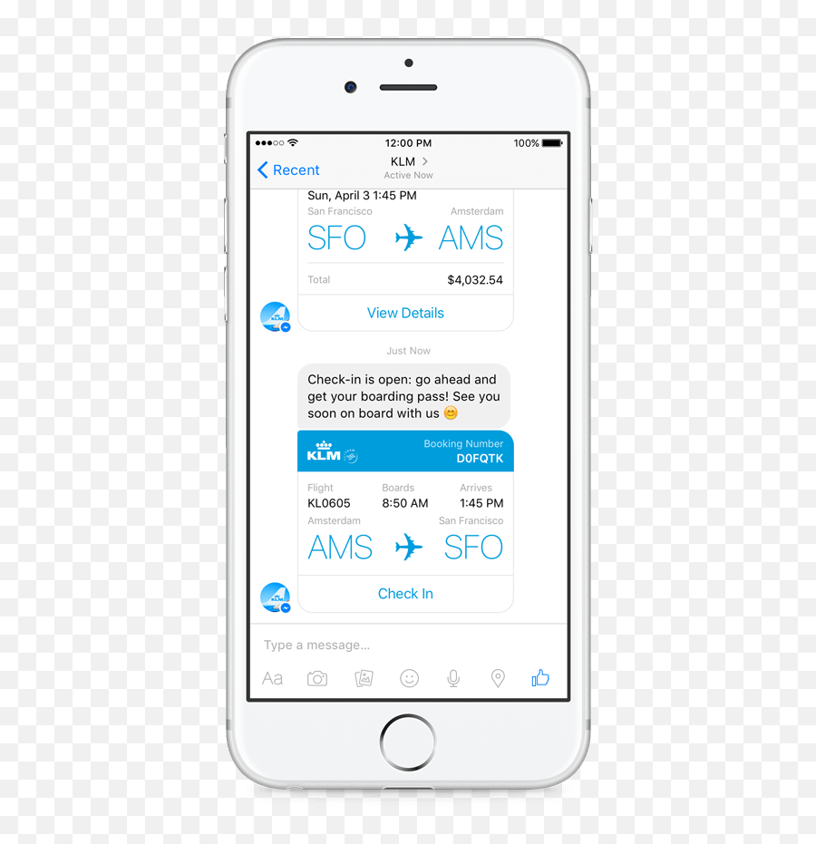 Klm And Code Du0027azur Create Emoji Messenger Shots - Klm Flight Rebooking Messenger,Messenger Emoji