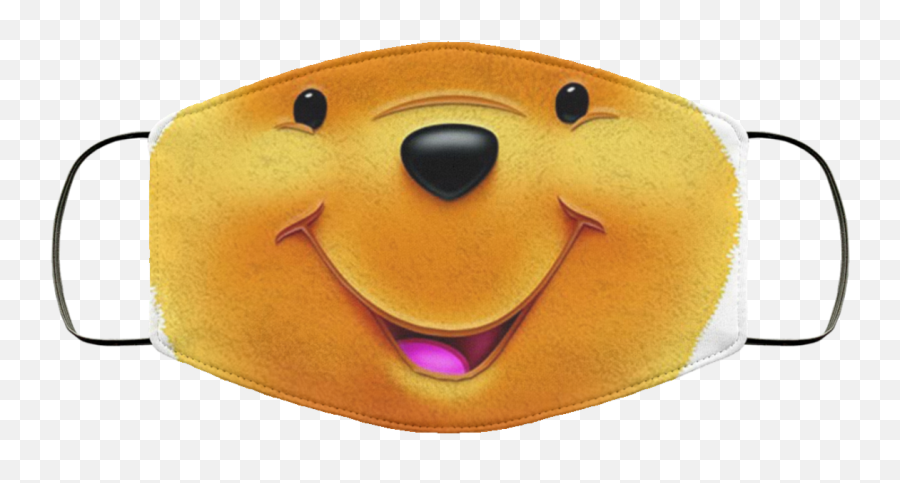 Winnie The Pooh Quarantined Face Mask - Winnie The Pooh Emoji,Rock And Roll Emoticon