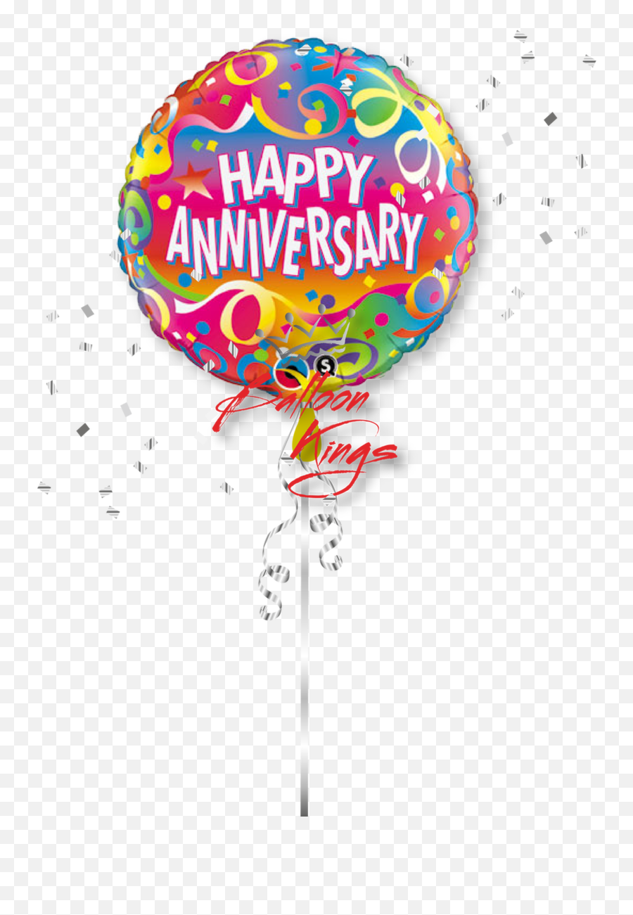 Happy Anniversary Confetti - Balloons Anniversary Emoji,Happy Anniversary Emoji