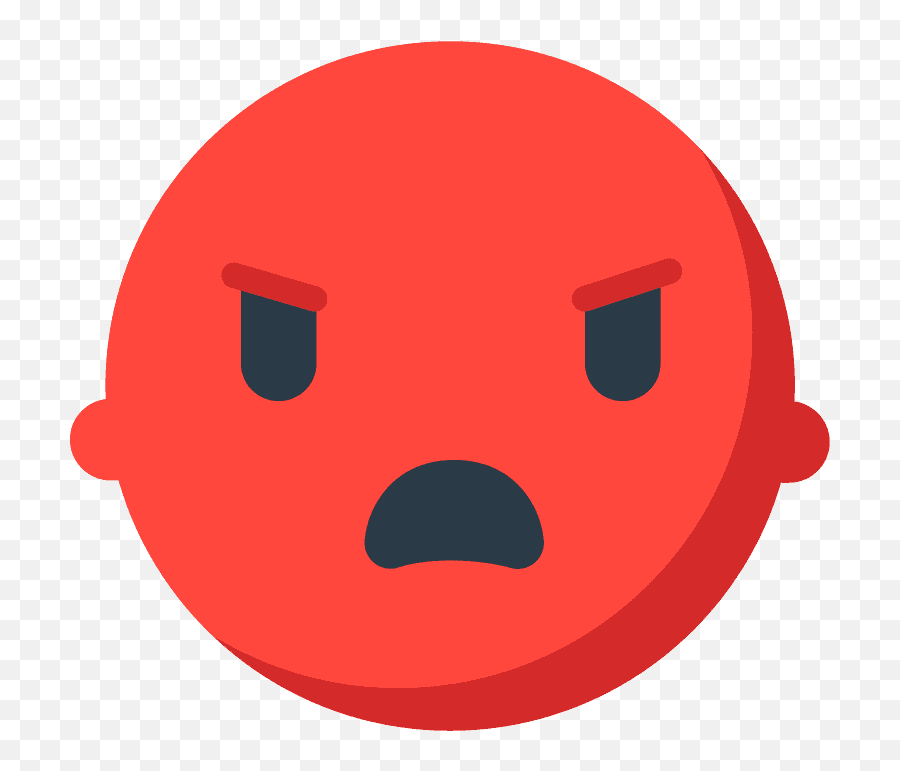 Angry Face Emoji - 512 512 Pixels,Angry Emoji