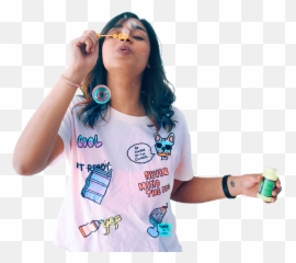 Bubbles Sticker By Costeñitacruzfranco - Crew Neck Emoji,Dog Emoji Shirt
