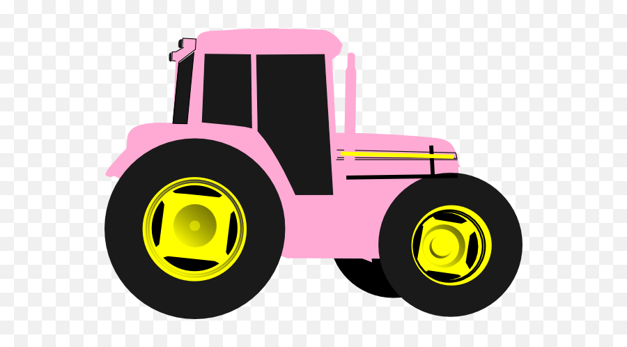 Free Microsoft Cliparts Tractor - Pink Tractor Clipart Emoji,John Deere Emoji