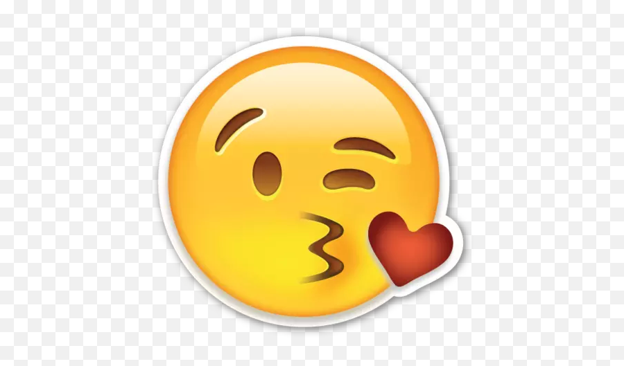 Emoji Stickers Emoji Kiss Emoji - Emoticones De Whatsapp Hd,:3c Emoji