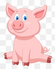 Police Clipart Pig Police Pig - Cartoon Pig Sitting Emoji,Pig Emoji Wallpaper
