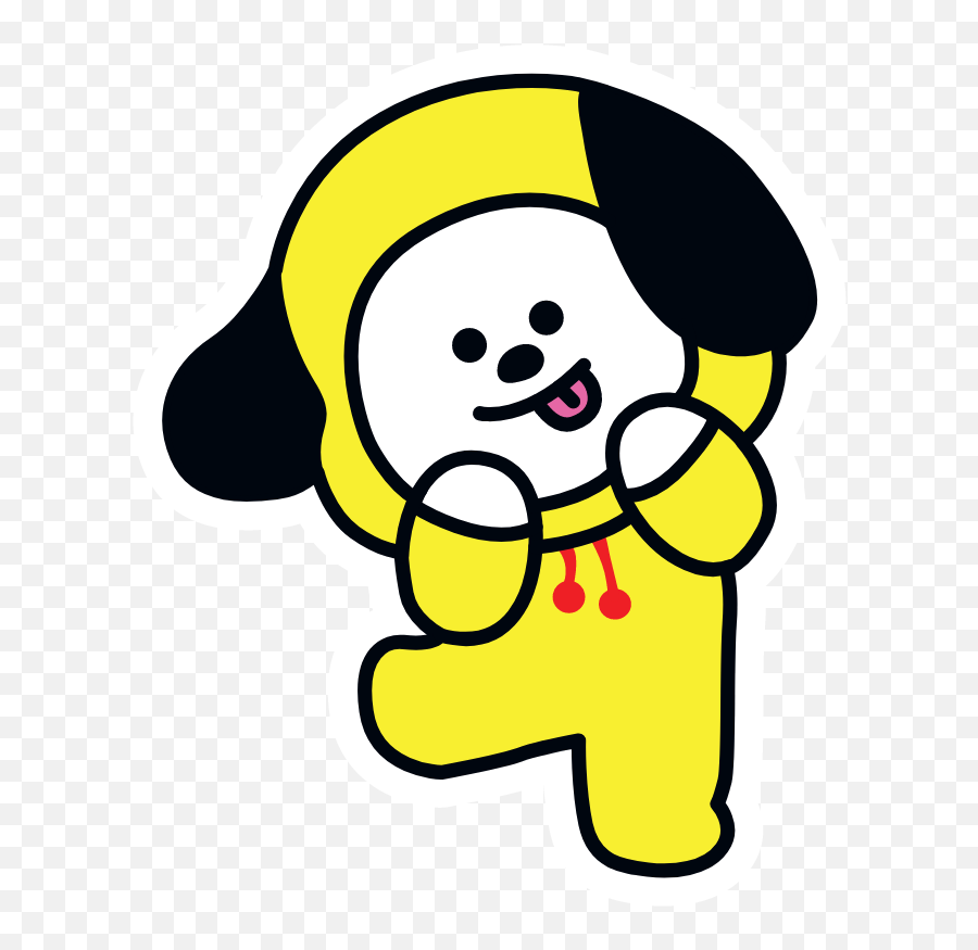 Bts Bt21 Chimmy Jimin Ilustrasi Lucu Gambar Lucu - Bt21 Chimmy Emoji,Gambar Emoji Lucu