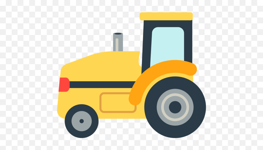 Tractor Emoji - Emoticon Trattore,Rolling Emoji