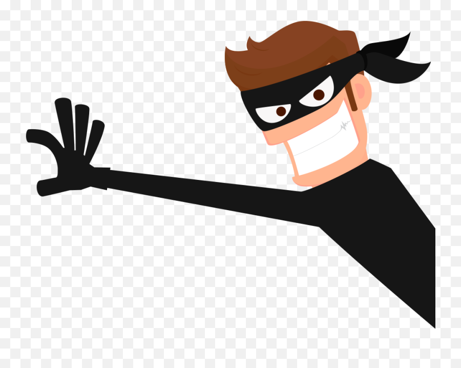 Criminal Clipart Masked Robber Criminal Masked Robber - Thief Clipart Emoji,Jailbird Emoji