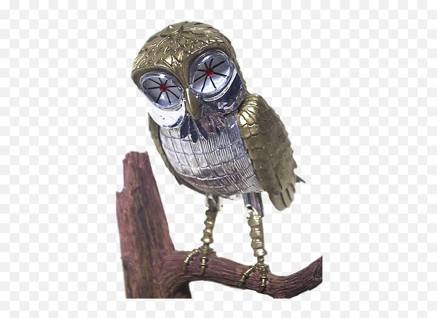 Bubo Mechanical Owl Hoot Sticker - Great Grey Owl Emoji,Man And Turkey Leg Emoji