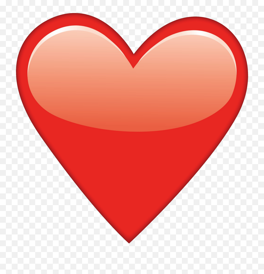 Red Heart Emoji - Red Heart Emoji Transparent,Red Heart Emoji