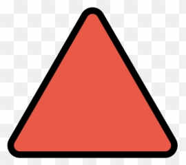 Red Triangle Pointed Up Emoji - 3 Kinds Of Hazard,Triangle Emoji