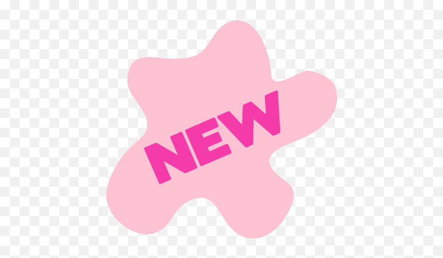 New Post Pink Blob Post Sticker Stickers Giphy - Sticker New Post Emoji,How To Post Emojis On Instagram With Android