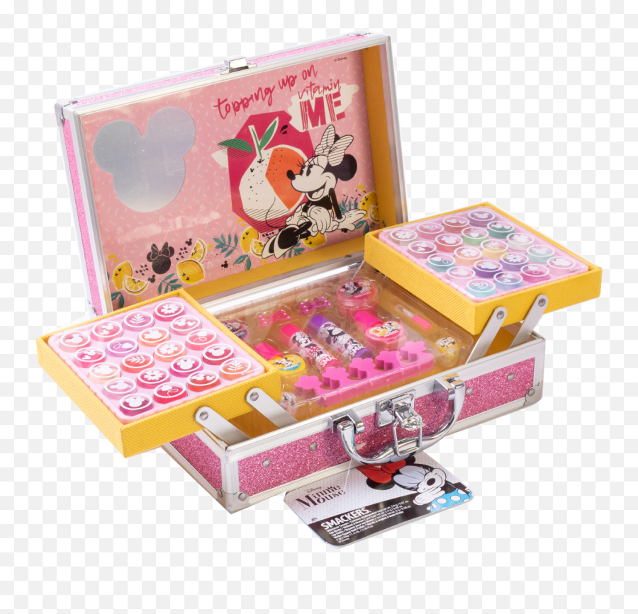 Lip Smacker Disney Minnie Mouse Train Case - Lip Smacker Disney Minnie Mouse Train Case Emoji,Emoji Makeup Case