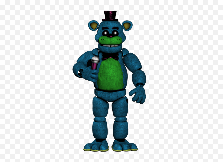 Blacklight Freddy Image - Sfm Freddy Fazbear Full Body Emoji,Emoji Blacklight Posters