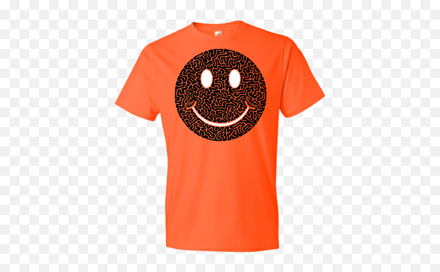 Smiley Face Maze Youth T Emoji,Emoticon Ym