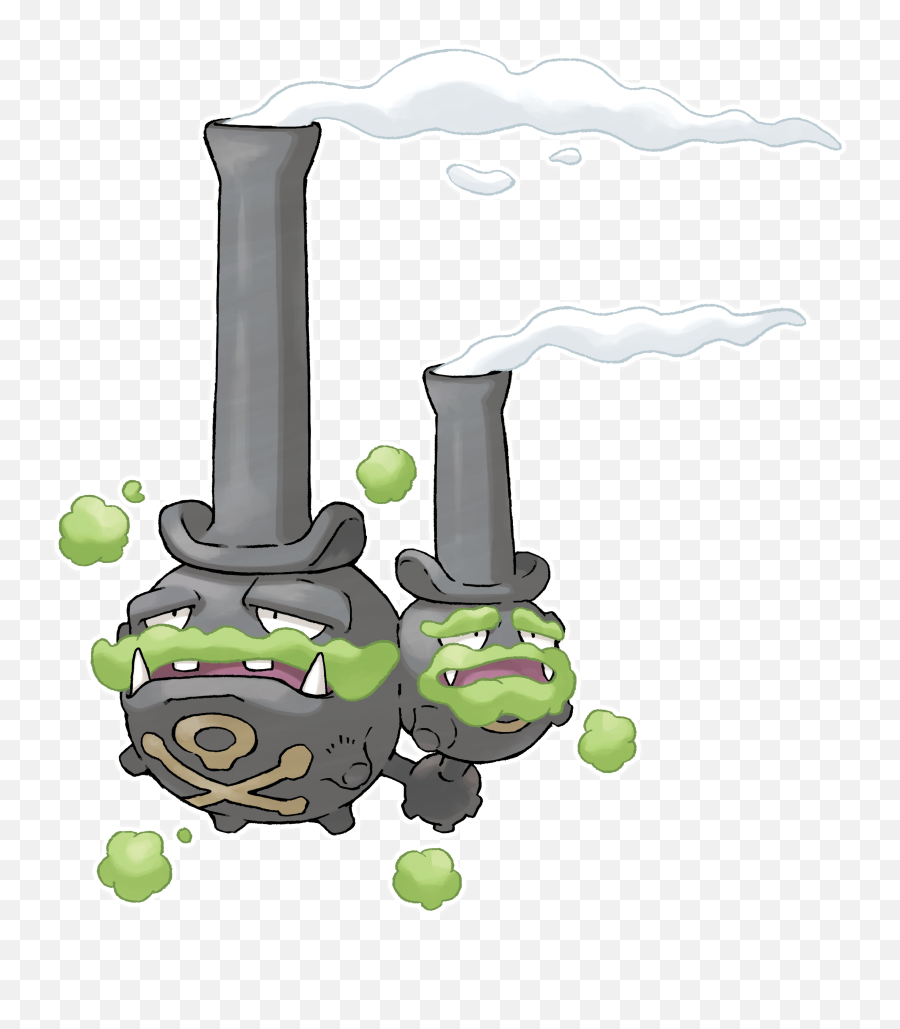 Give Us A Kiss - Pokemon Galarian Weezing Emoji,Chomsky Emoji Give Us A Kiss - Pokemon Galarian Weezing Emoji,Chomsky Emoji