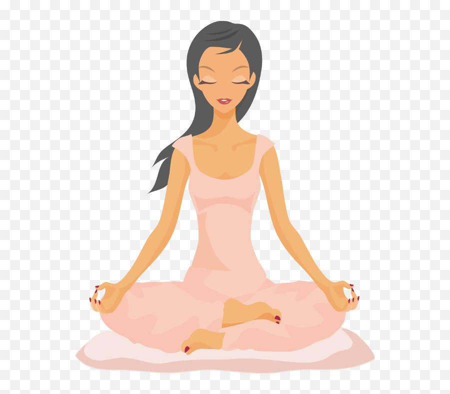 Meditation Clipart Emotional Health - Yoga Girl Vector Png Emoji,Good Meditation For Dealing With Emotions