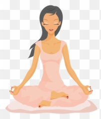 Meditation Clipart Emotional Health - Yoga Girl Vector Png Emoji,Good Meditation For Dealing With Emotions