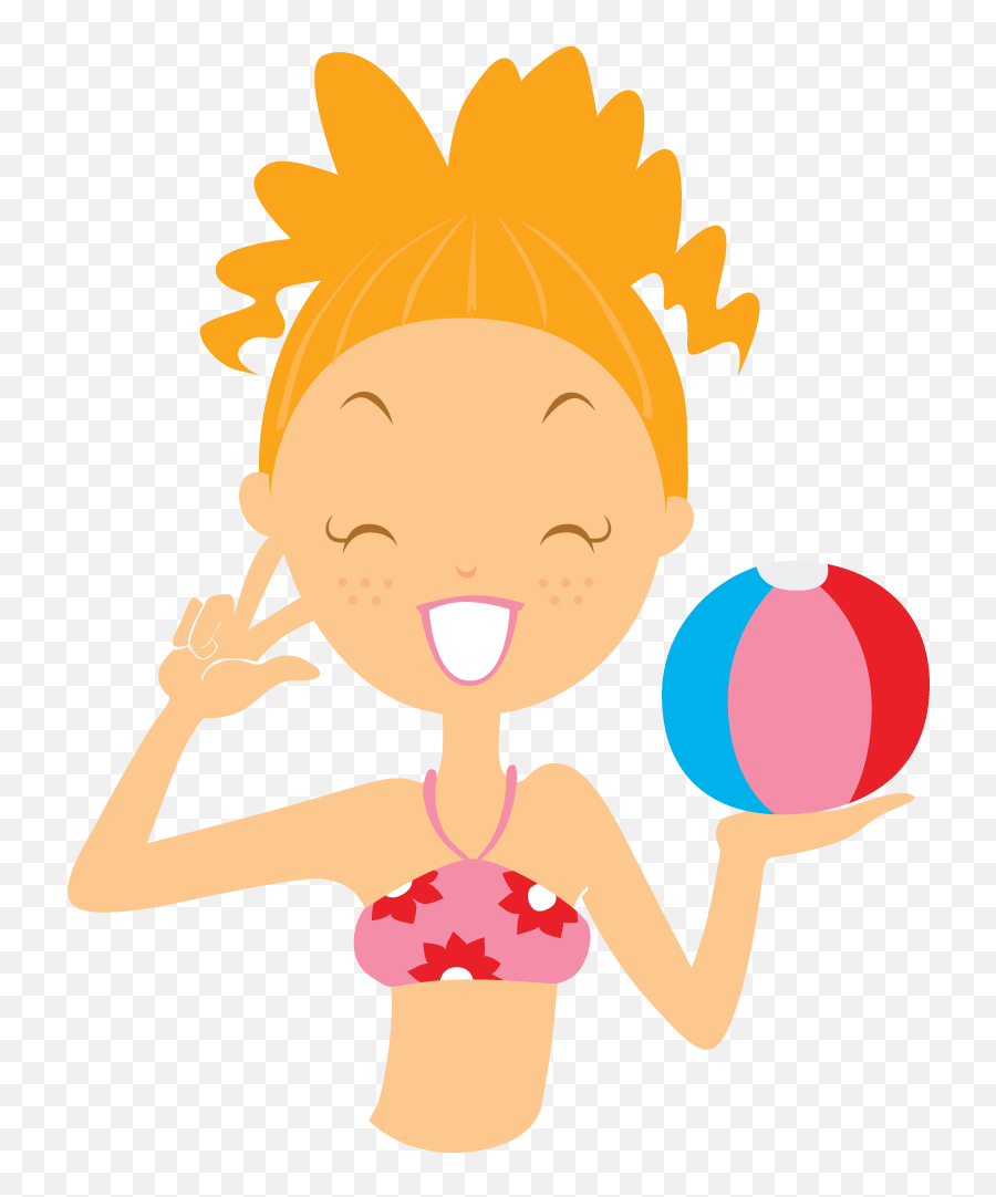 Beach Girl Ball Icon Beach Girl Iconset Dapino - Beach Girl Icon Png Emoji,Beach Ball Emoji