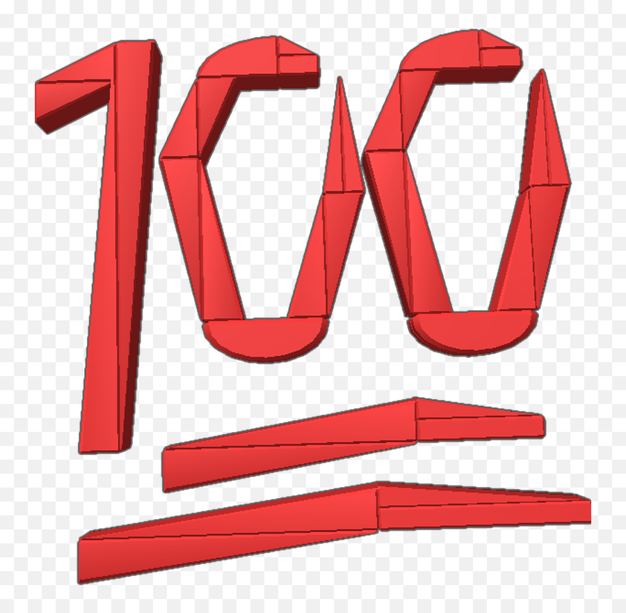 Download 100 Emoji Red I Dont Really - Horizontal,100 Emoji Png