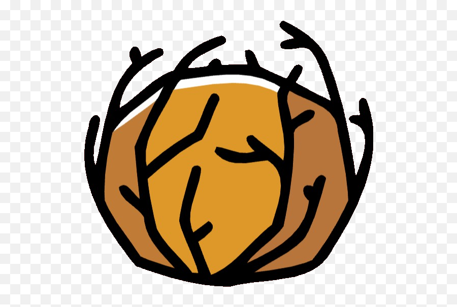 Tumbleweed - Cartoon Tumbleweed No Background Emoji,Rolling Tumbleweed Emoticon
