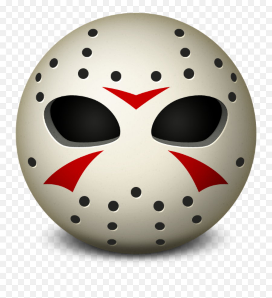 Jason Hockey Mask Icon Png Clipart - Jason Hockey Mask Emoji,Mask Emoji
