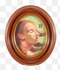 Spring Warm - Picture Frame Emoji,Emotions Through Hair Oil Art