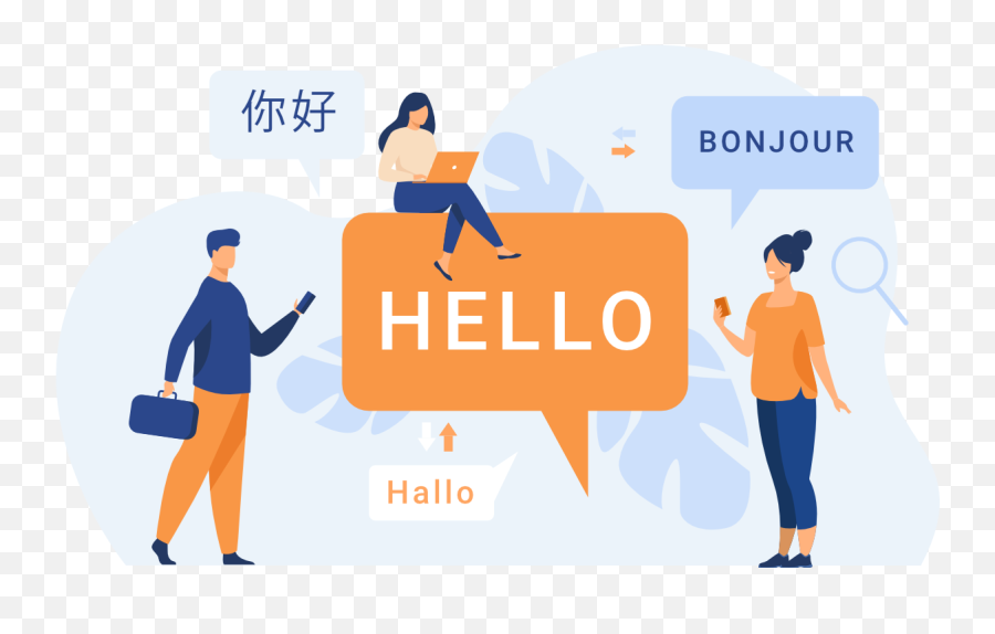 Language Solutions Interpreting - Translation Illustration Emoji,Bialetti Emotion