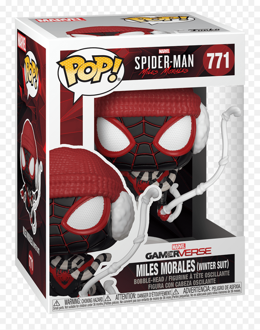 New Marvel Funko Fair Reveals - Miles Morales Winter Suit Funko Pop Emoji,Showing Emotion With Masks Superheroes