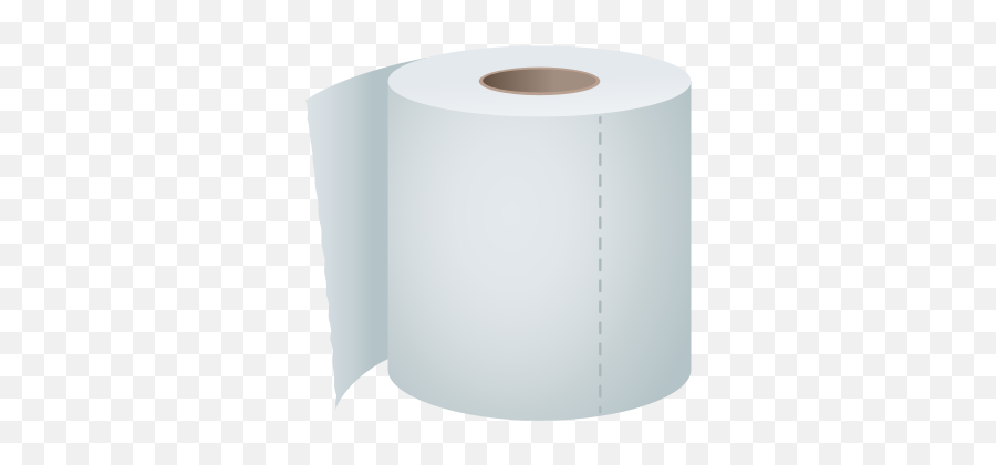Roll Of Paper Icon In Emoji Style - Toilet Paper,House And Human Emoji
