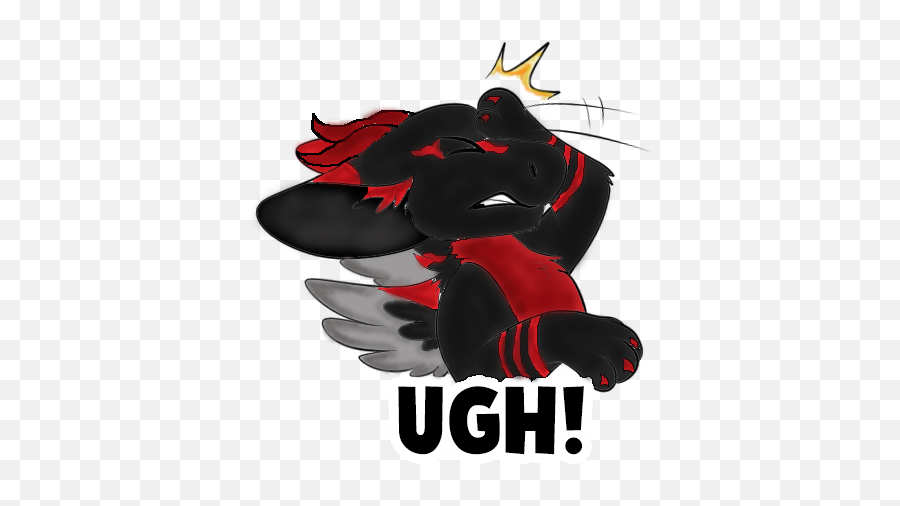 Nightmare - Furry Sticker Face Palm Emoji,What Emotion Is A Face Palm